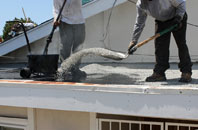 Tong flat roofing repair